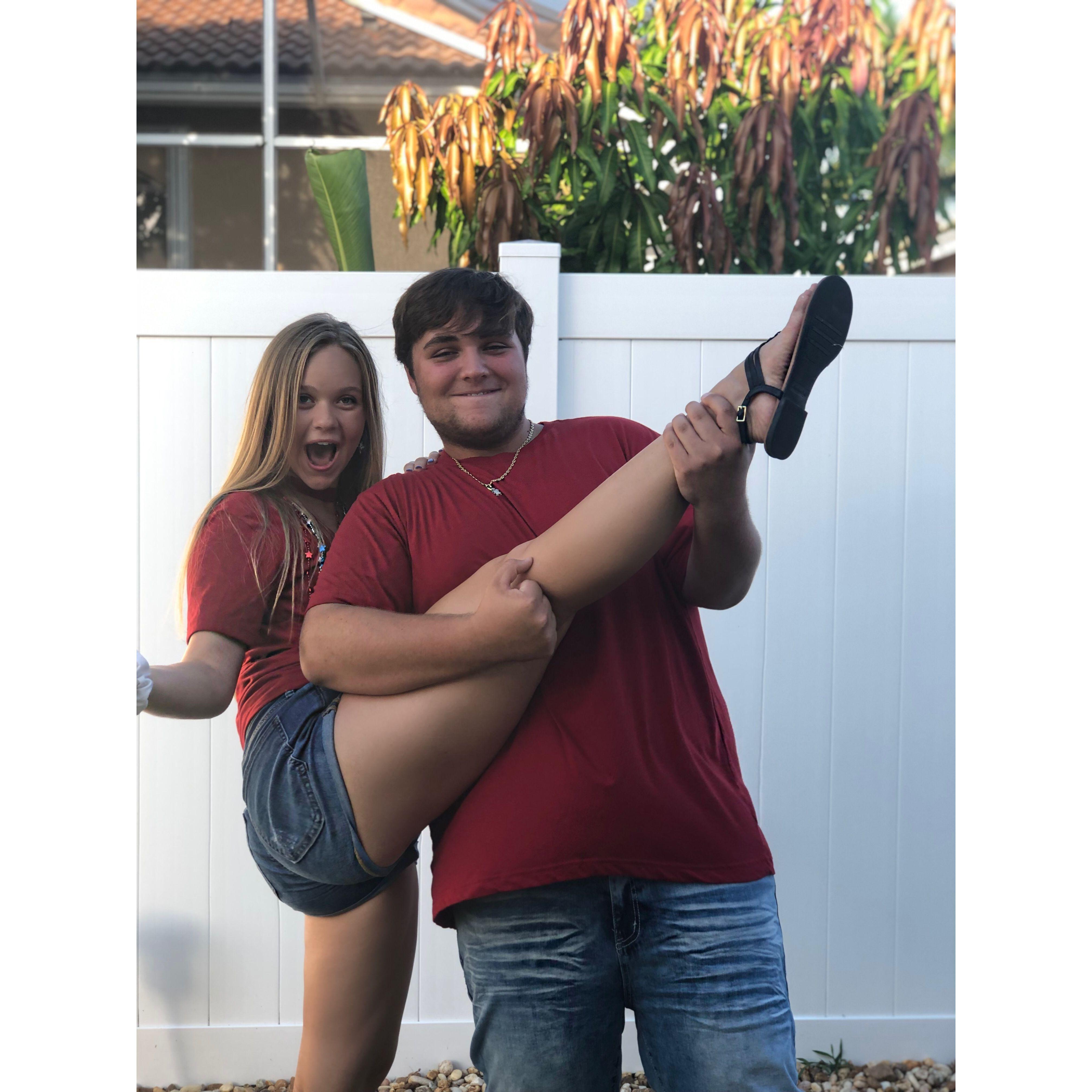 Us being the goofballs we are!