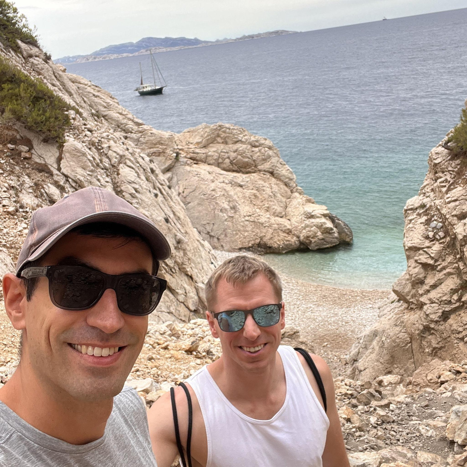 Beach in Ensues-la-Redonne on July 23, 2025