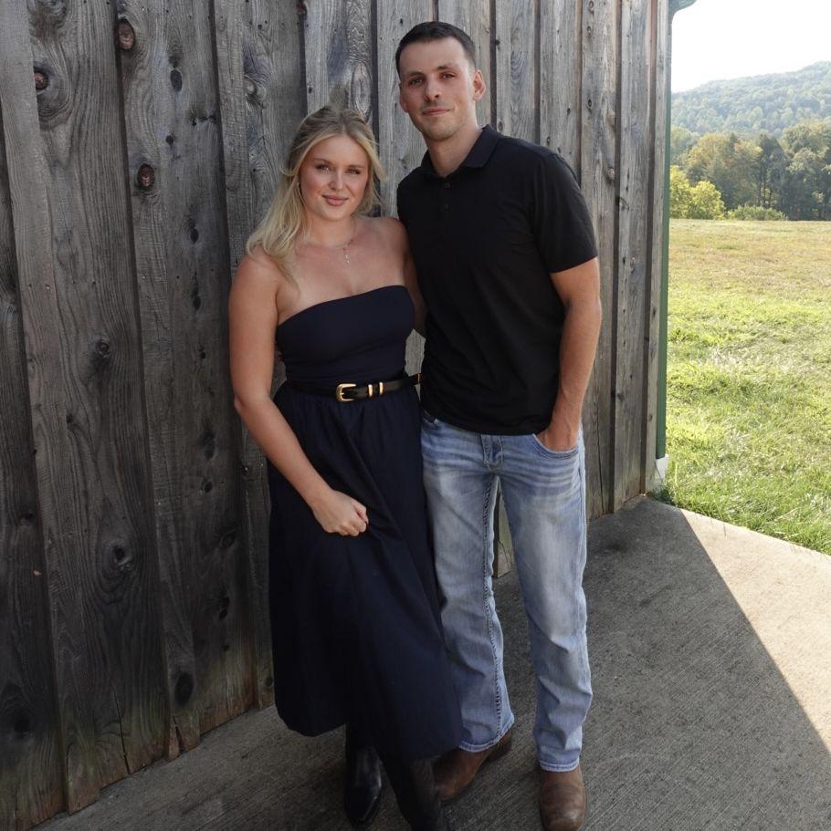 At a wedding for our dear friends Hunter and Kaity