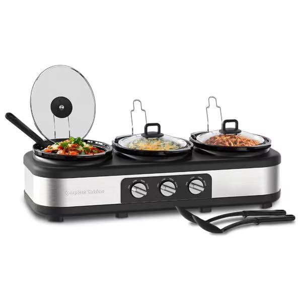 Complete Cuisine Triple 2.5qt. Slow Cooker - Boscov's