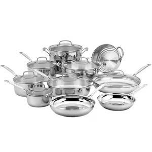 Chef's classic 17 Piece Stainless Steel Cookware Set