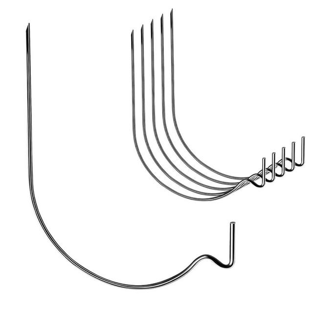 FURHUA 30pcs Black Super Hook Picture Hangers and Office Pack, Drywall Hooks for Hanging Pictures, Wall Hooks, Picture Hangers, Picture Hanging Kit，Hang Art, Clock, Shelves, Mirrors