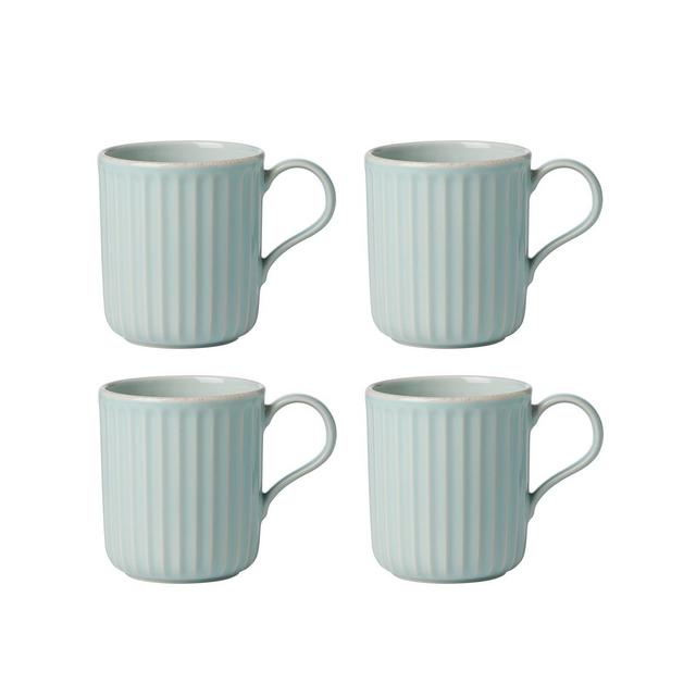 Lenox French Perle Solid 4 Piece Mug Set, Service for 4