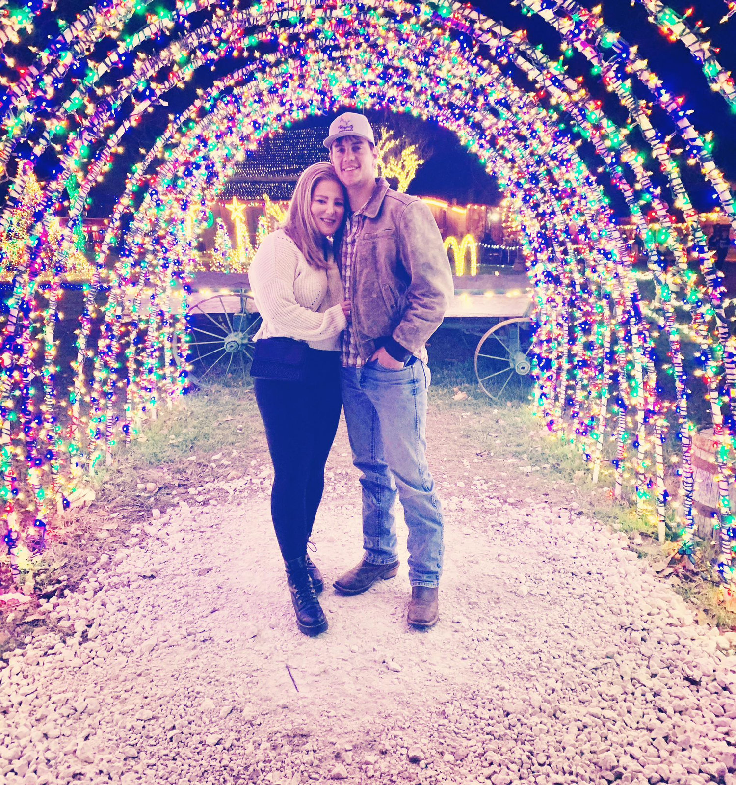 Christmas lights in Boerne - Dec 2019