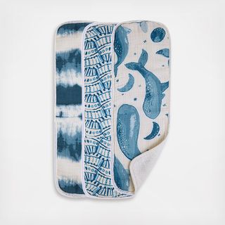 Caspian Assorted Burp Cloth, Set of 3
