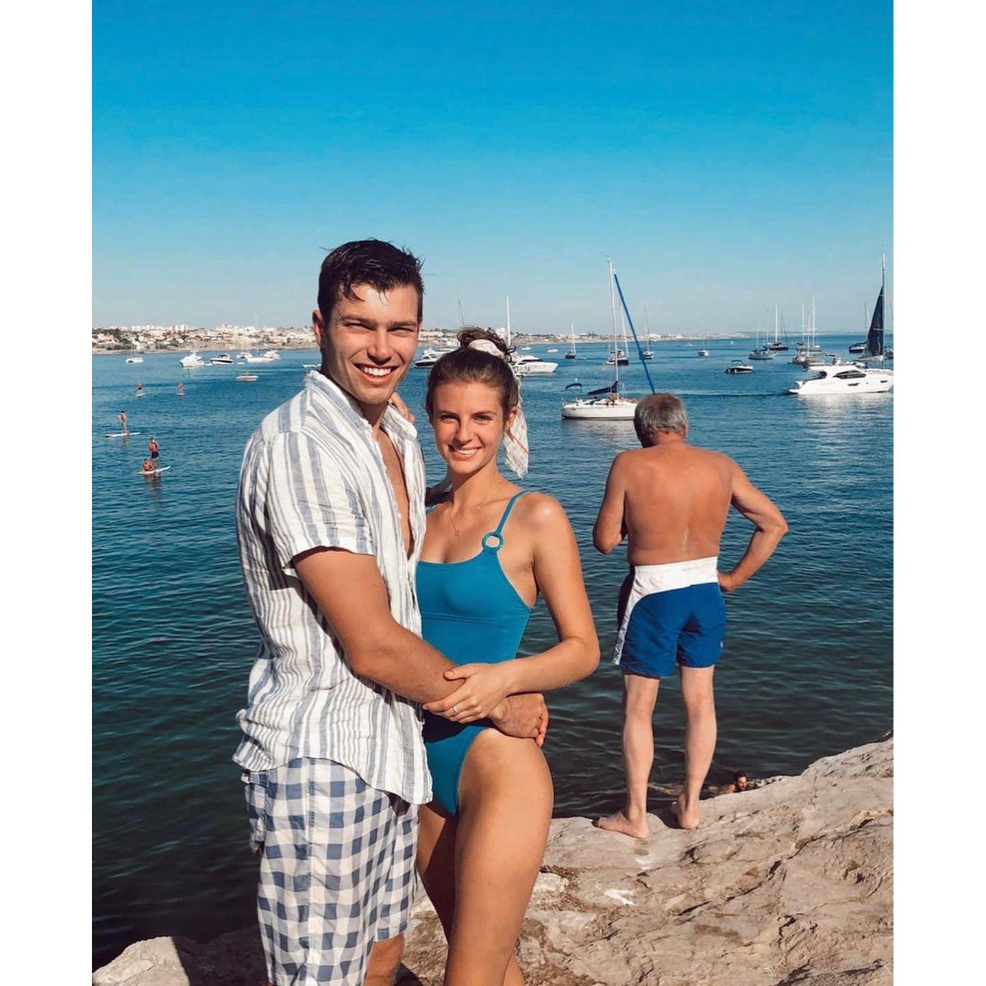 Lisbon, Portugal - we spent 2 days cliff jumping and drinking rosé