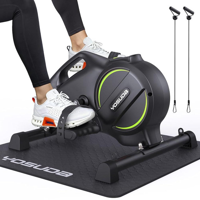 YOSUDA Under Desk Bike Pedal Exerciser - Magnetic Mini Exercise Bike, Desk Pedal Bike for Home/Office Workout
