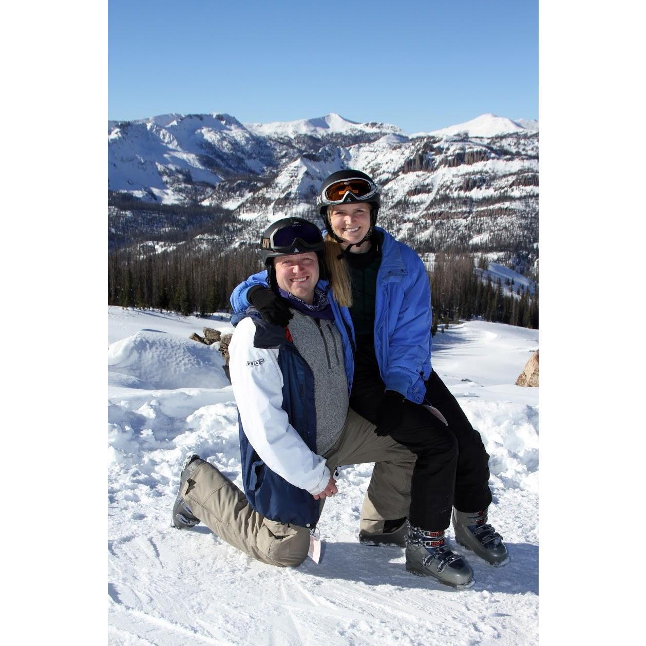 Wolf Creek Ski Area, CO. The day we got engaged!