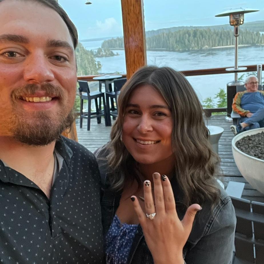 August 2024: We’re engaged!! 🤍💍