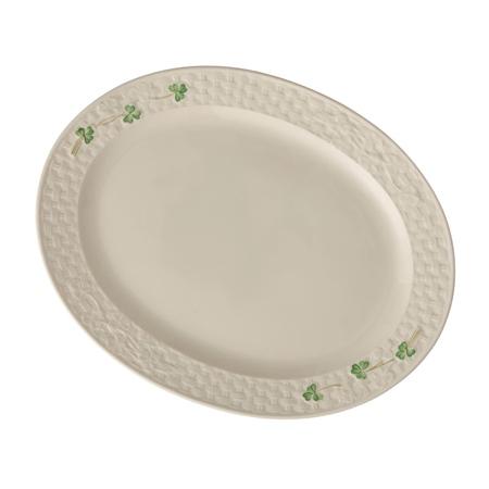 SHAMROCK LARGE OVAL PLATTER