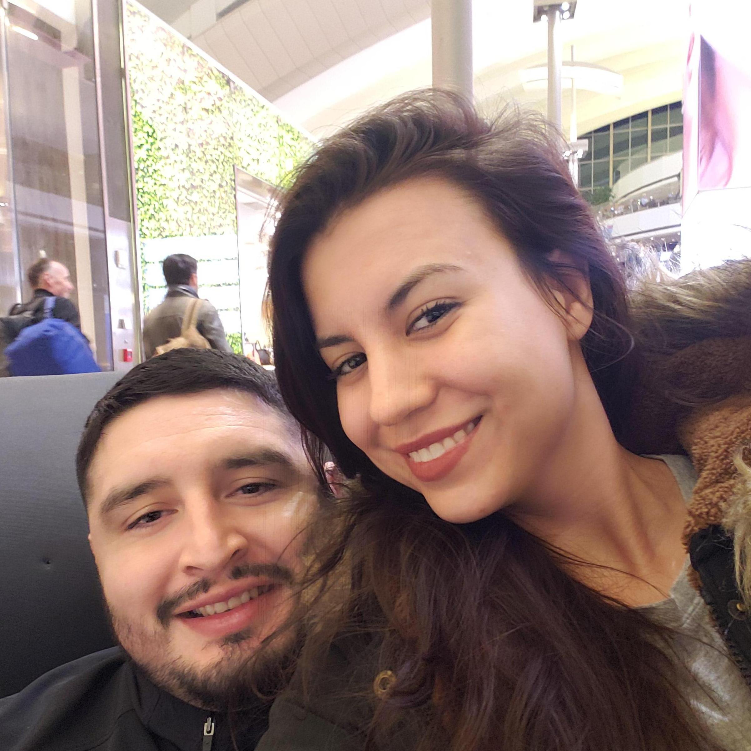 After our 10 hour flight.