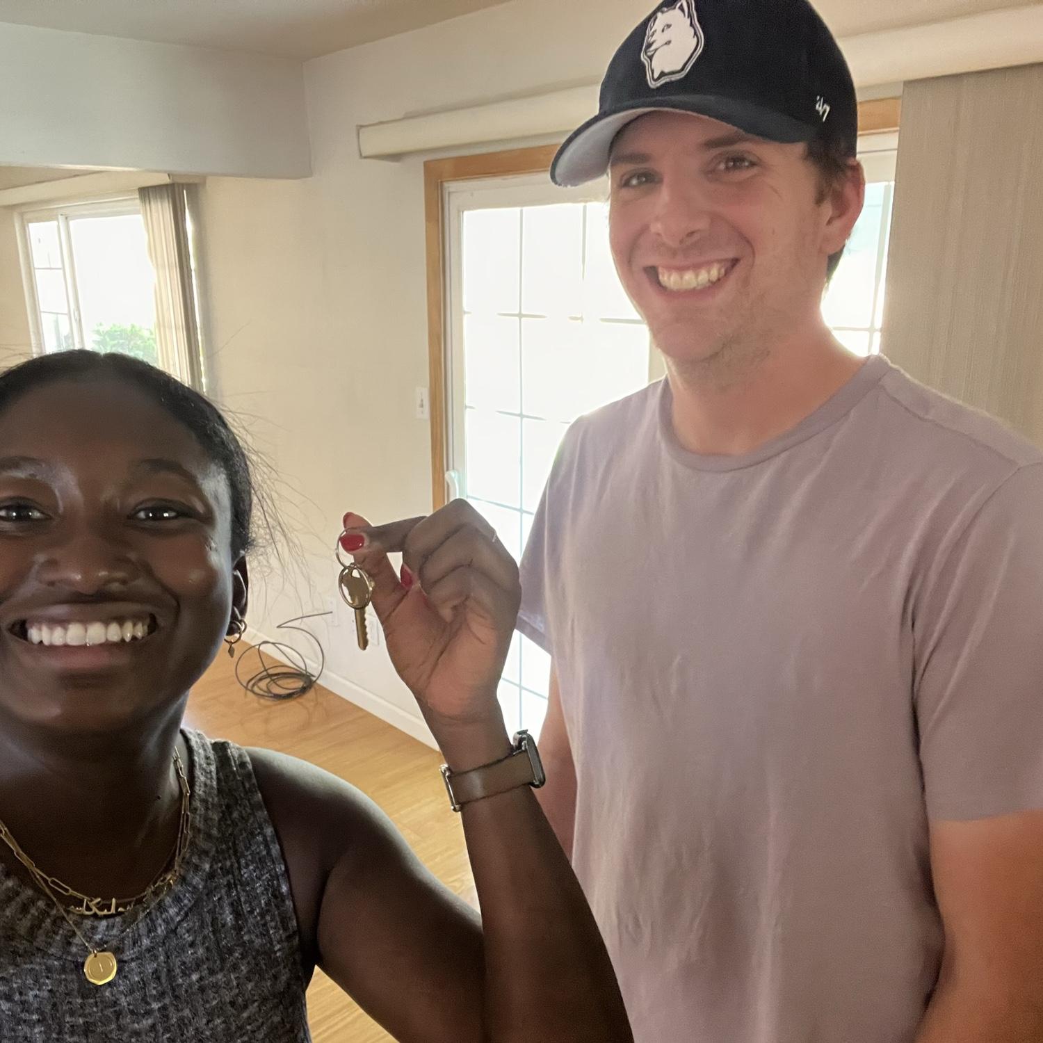 Getting the keys to our first home in Sacramento! - May '23