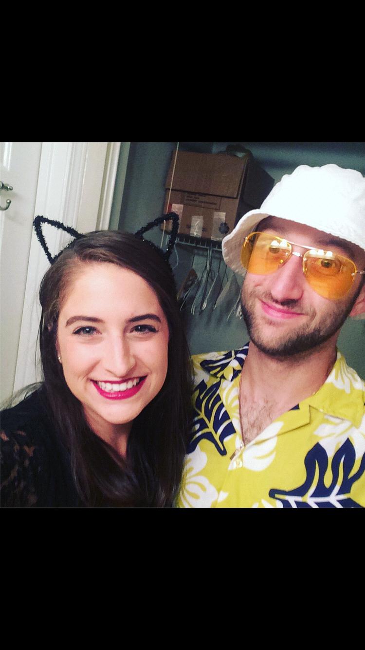 Halloween with a Kitty and Hunter S. Thompson