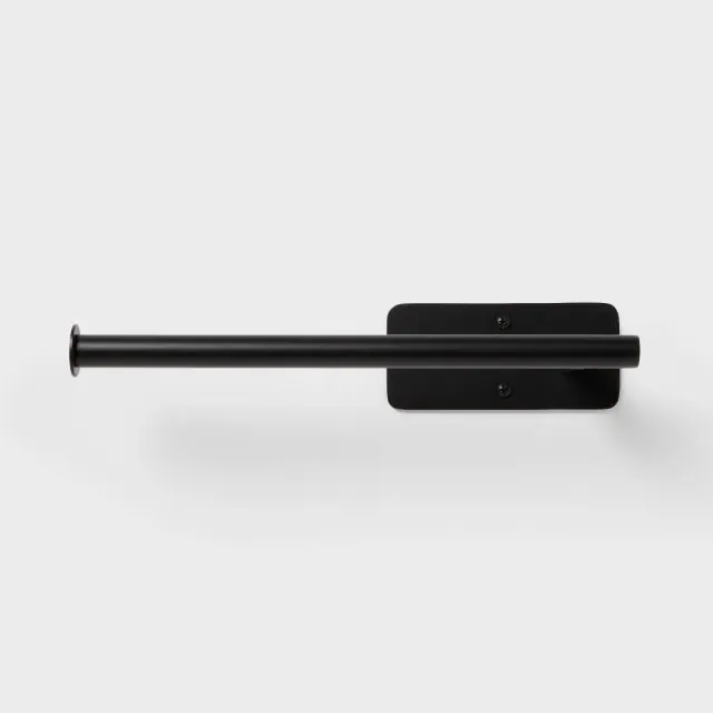 Adhesive Under Cabinet Paper Towel Holder Black - Brightroom™