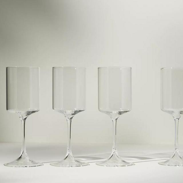 Morgan Clear Wine Glasses Set of 4