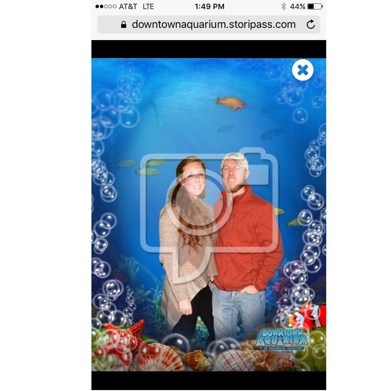 Not the best picture, but the very first picture from our first date 1/21/17