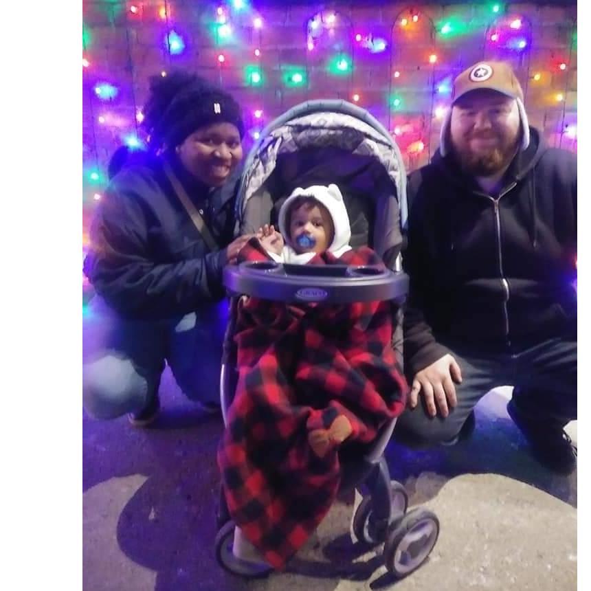 This picture is the Rochester lights because I wanted Nick to see them that year,