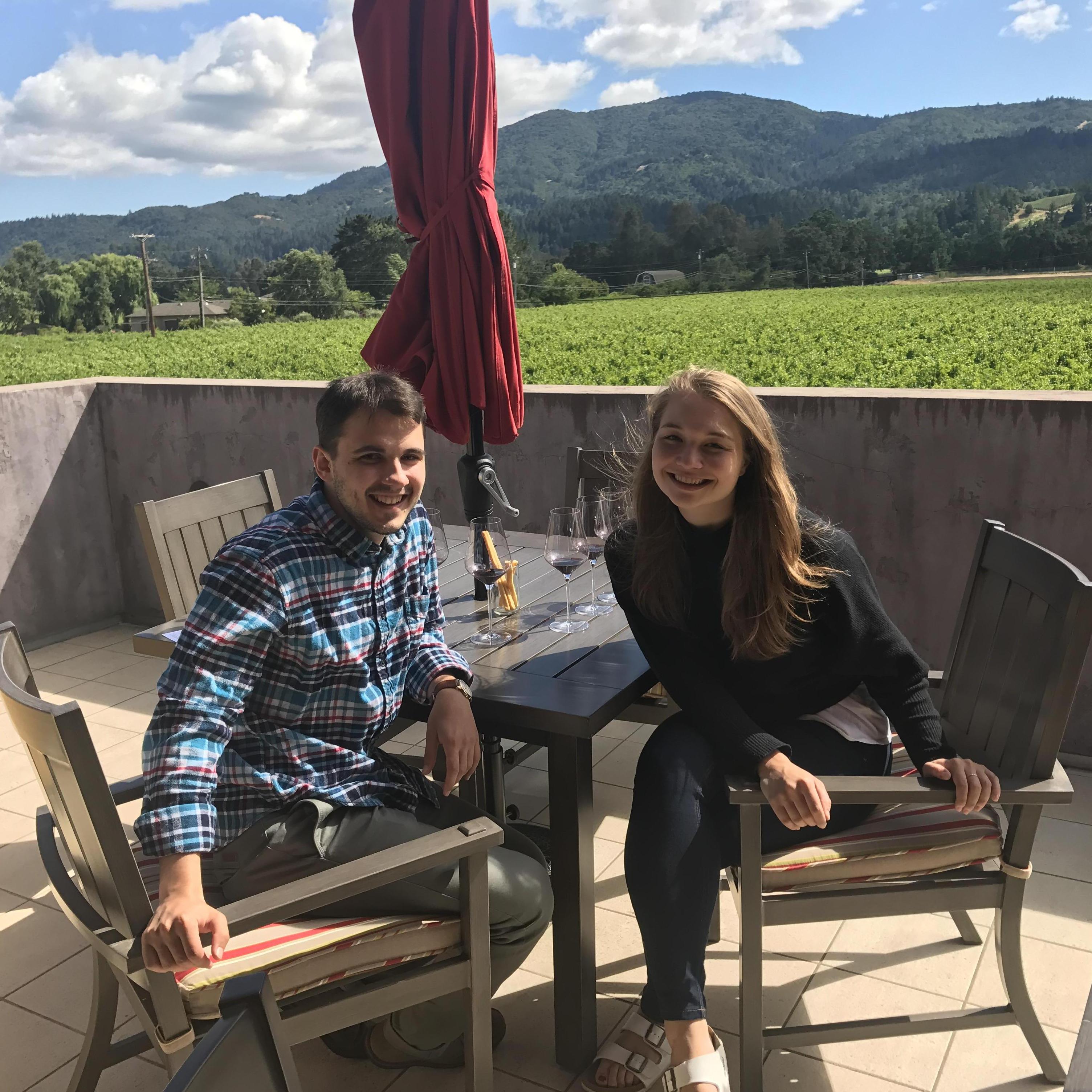 Wine tasting in Napa