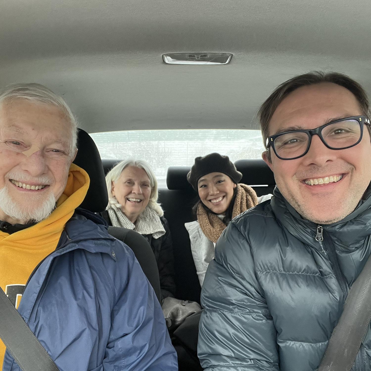 In-car relationship counseling with John and Betty!