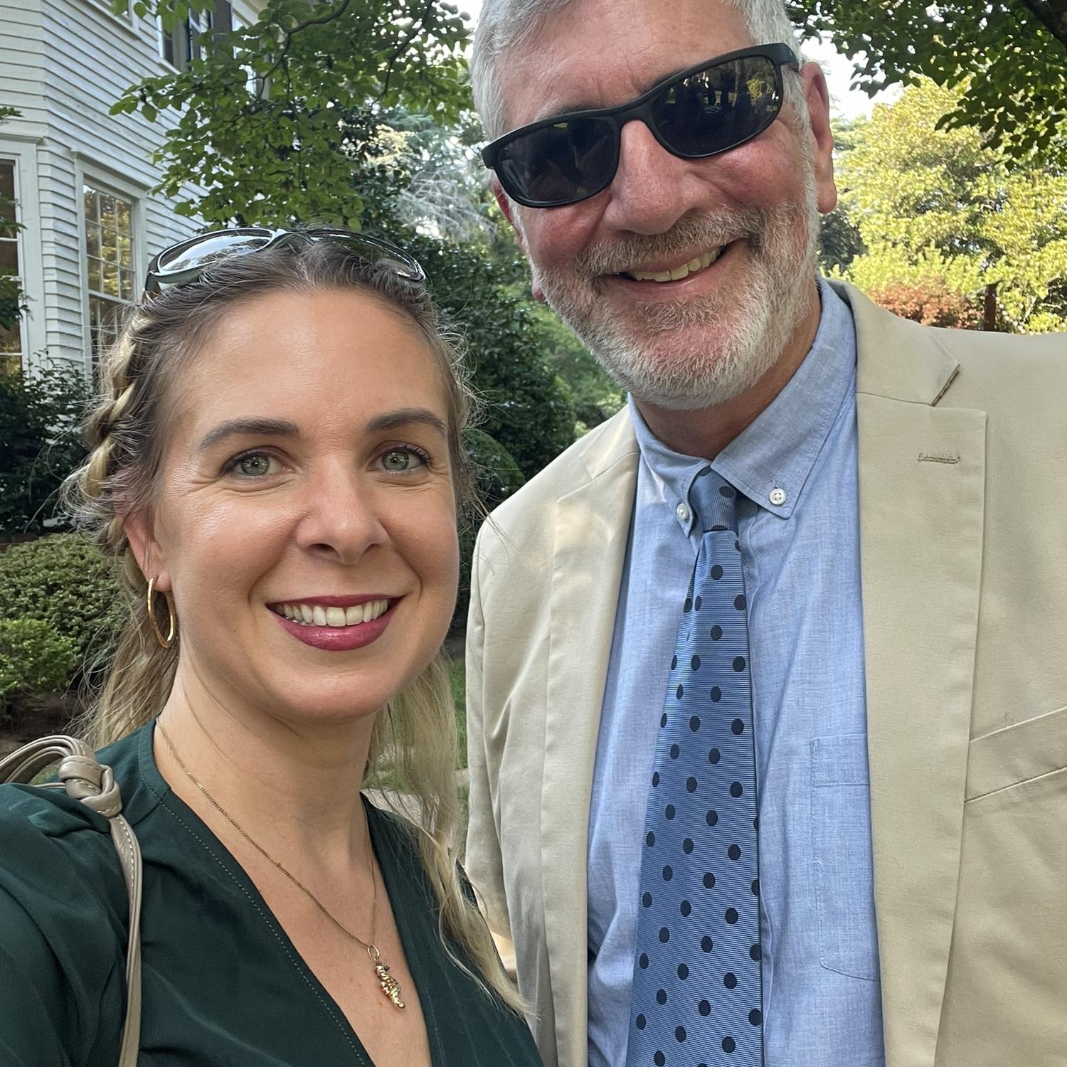 Dolled up for Kristen’s first “son’s” wedding (love you Andy!)