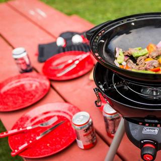 24-Piece Enamelware Dish Set with Flatware