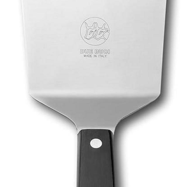 DUE BUOI Wide Spatula blade dimension 4" x 6.1/3". Good for Burger Kitchen bbq grill griddle pastry. Non-stick Durable.