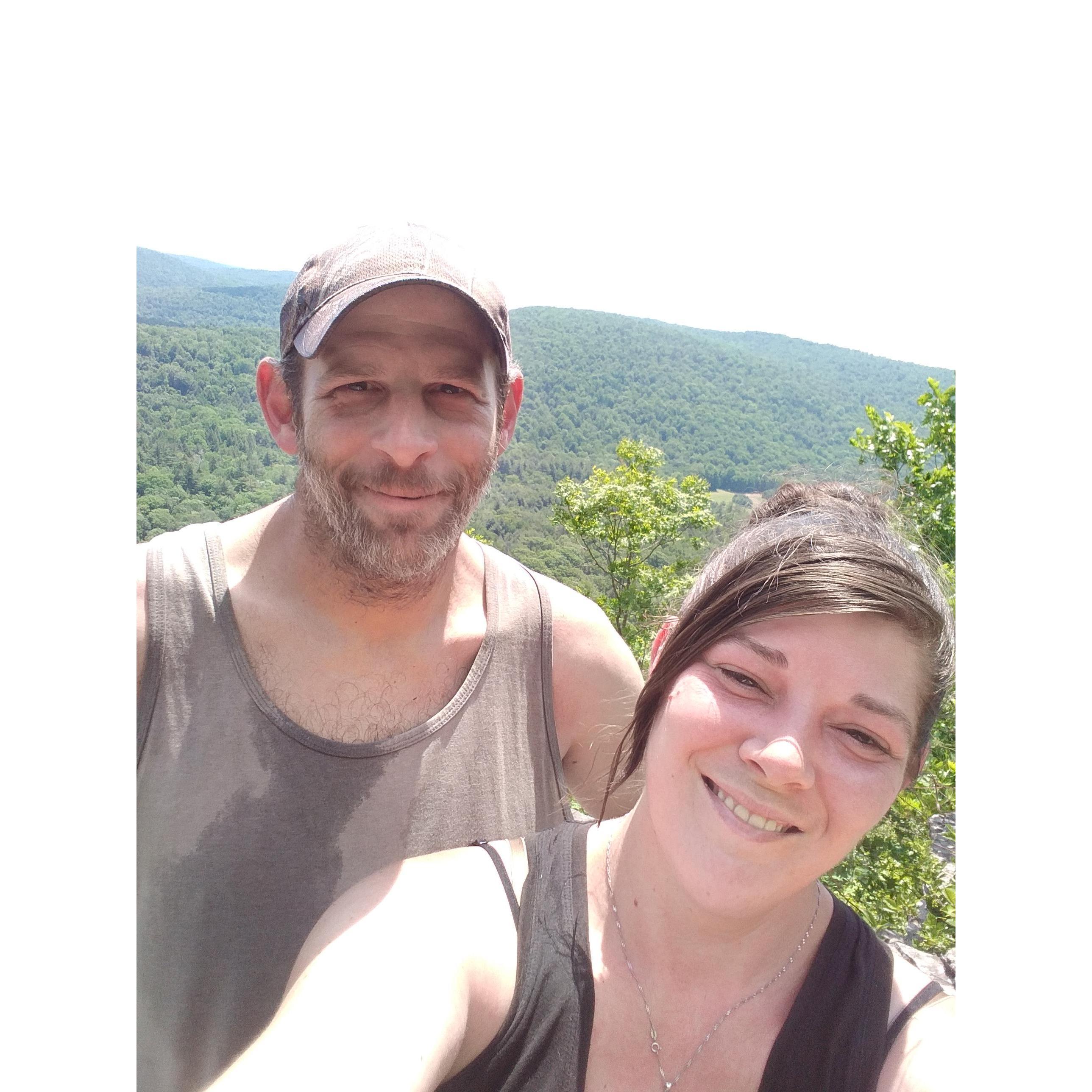 June 2021 - Third time we climbed the waterfall. 🥰 Love Jenson's Ledge!!! ❤