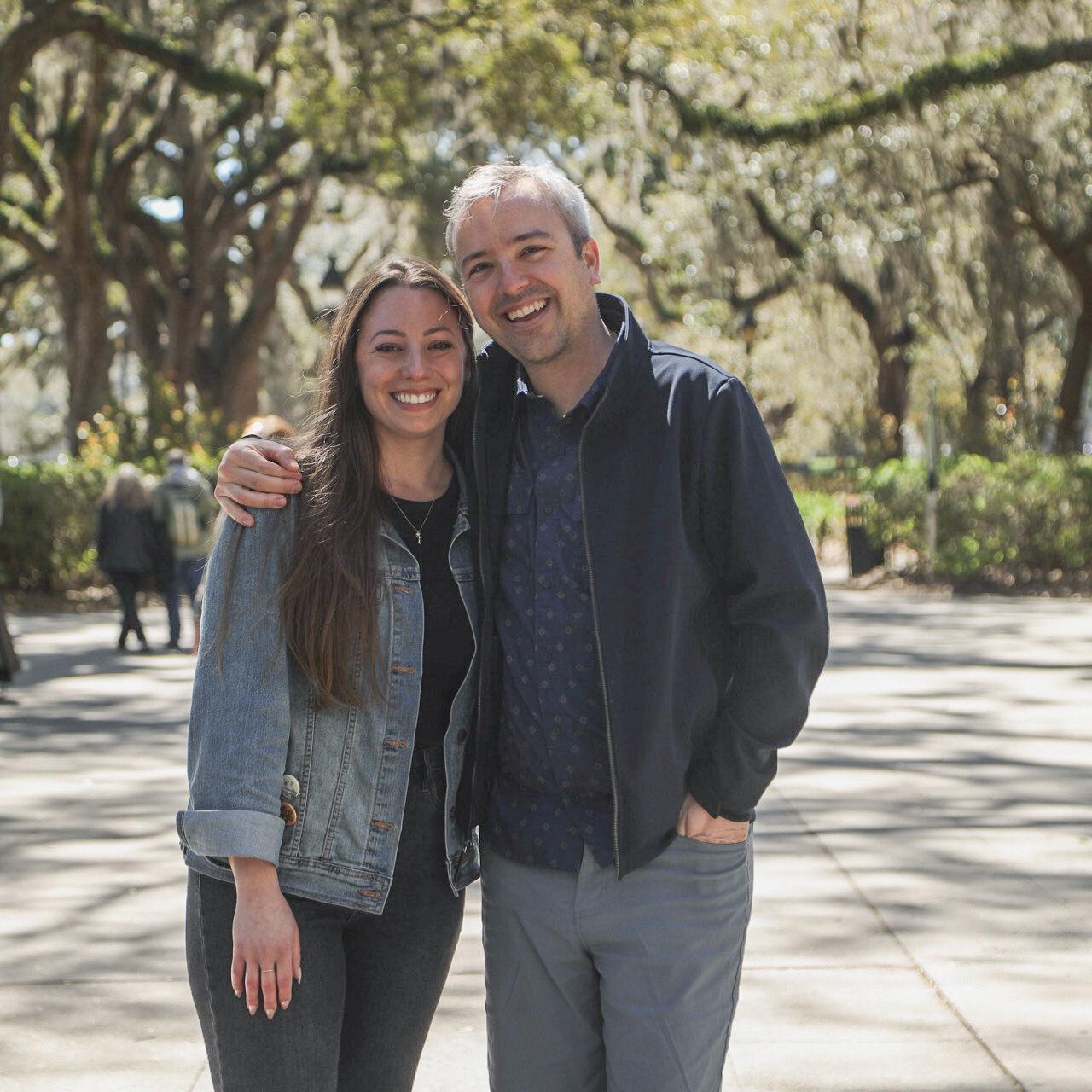 Our first trip together, to Savannah!
