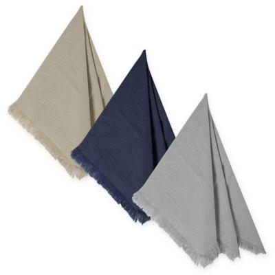Relaxed Cotton Napkins in White (Set of 4)
