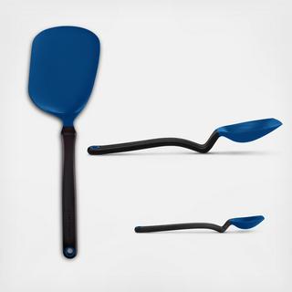 Essential Silicone Spatula and Spoons, 3-Piece Set