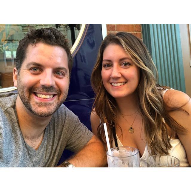 Enjoying some pizza and cocktails in New Haven, CT. (Sept. 2021)