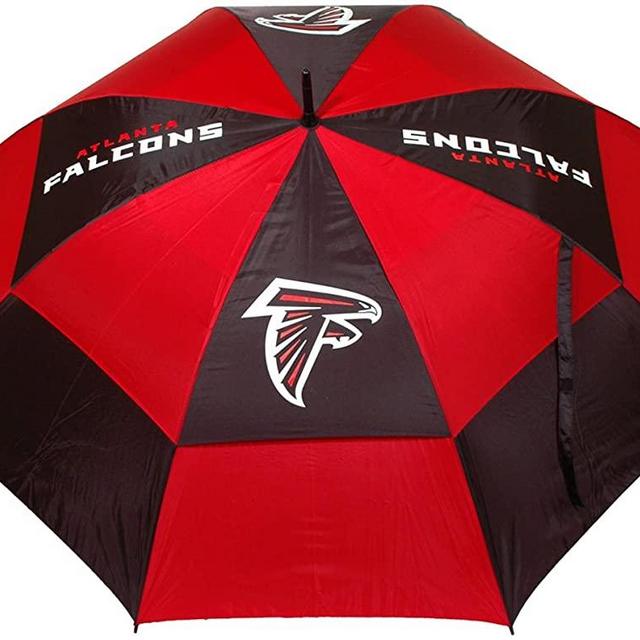 Team Golf NFL 62" Golf Umbrella with Protective Sheath, Double Canopy Wind Protection Design, Auto Open Button