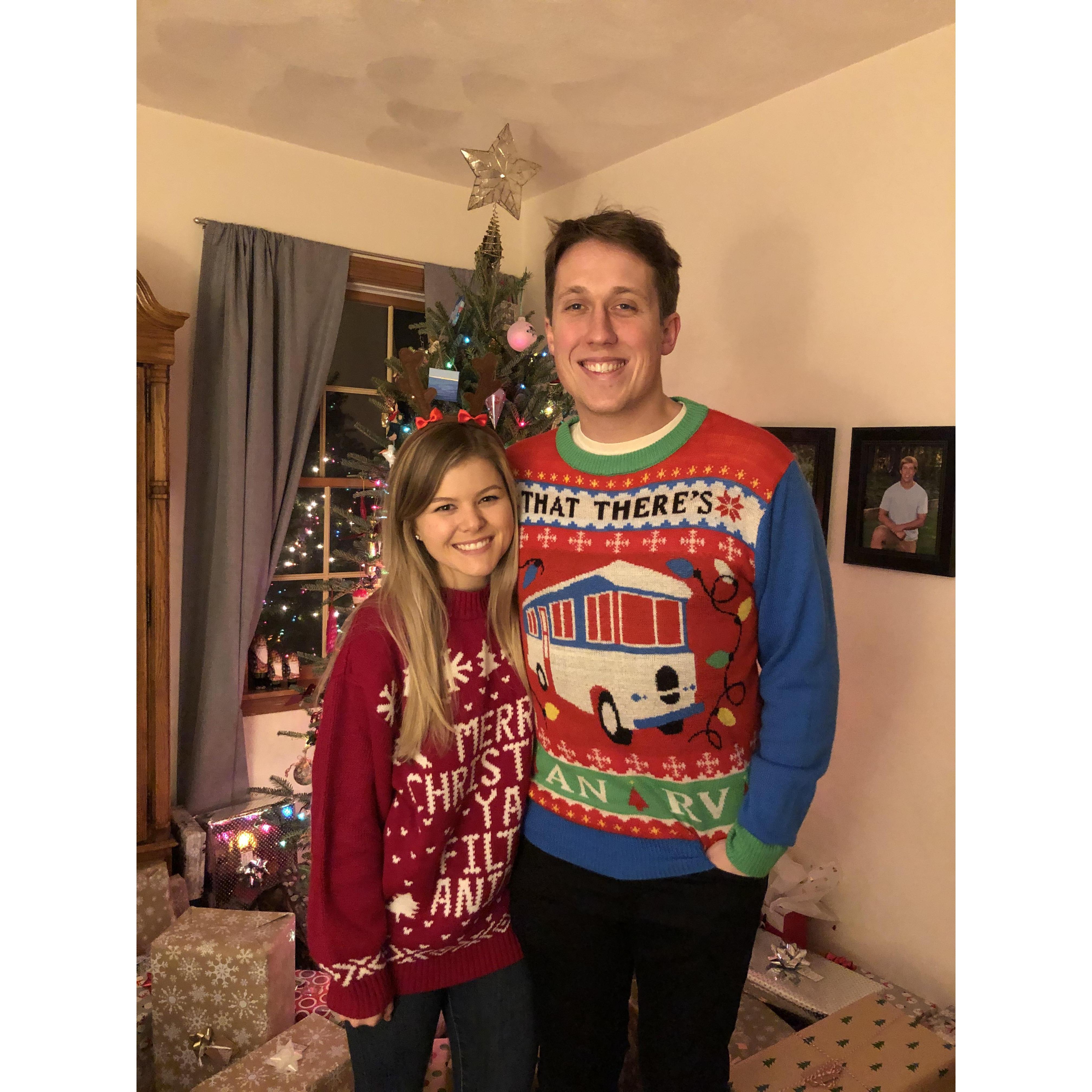 Brooke's first Christmas in MA