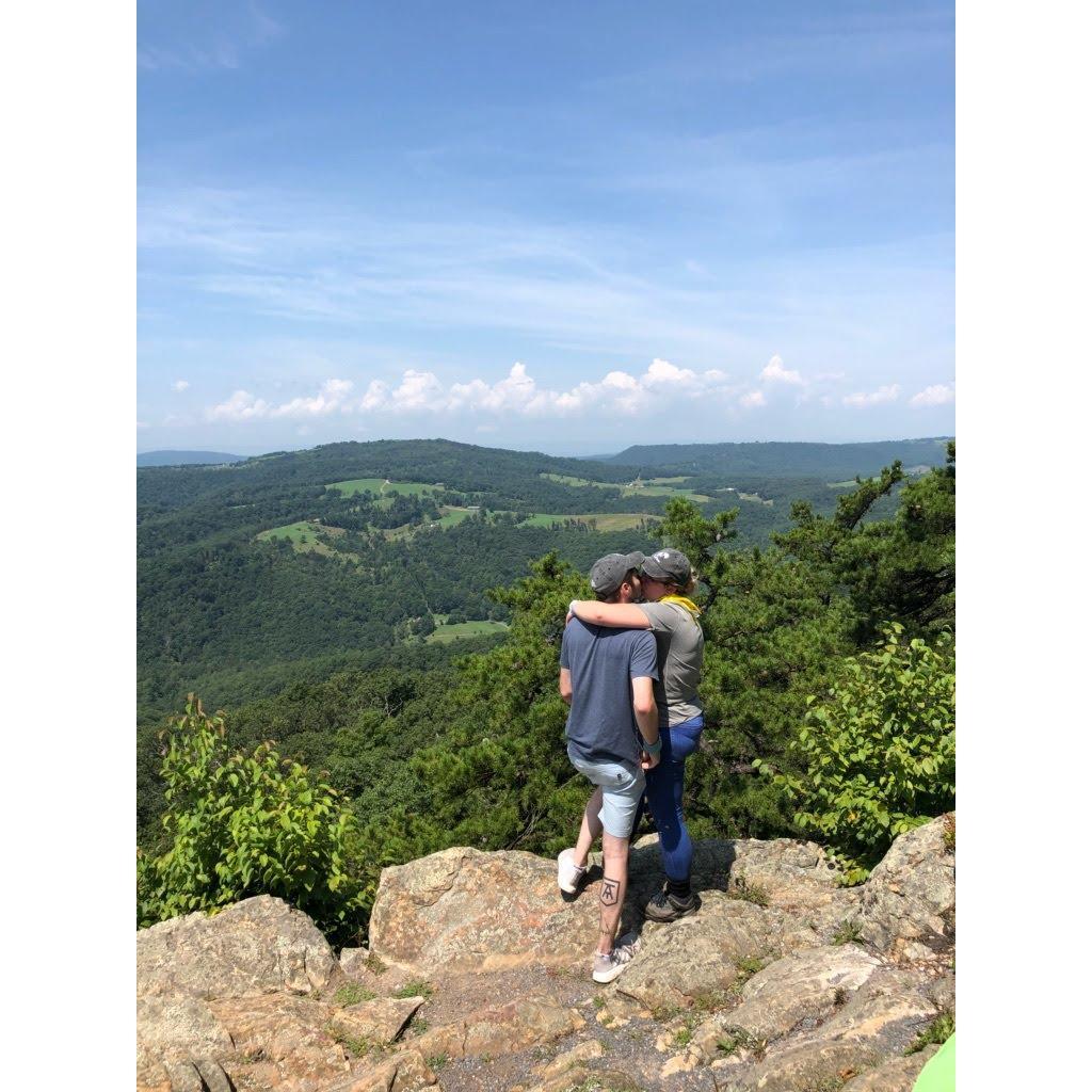 Where he proposed!!!