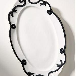 Benedita Bow Ceramic Stoneware Platter