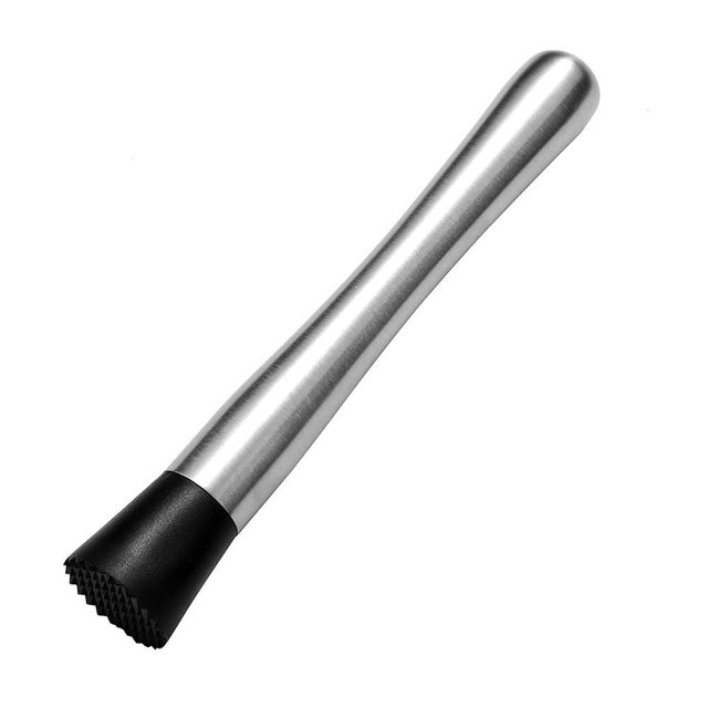 Datsto 10 Inch Stainless Steel Muddler for Cocktails, Long Handle Durable Material, Bar Tool for Making Mojito and Fruit Drinks