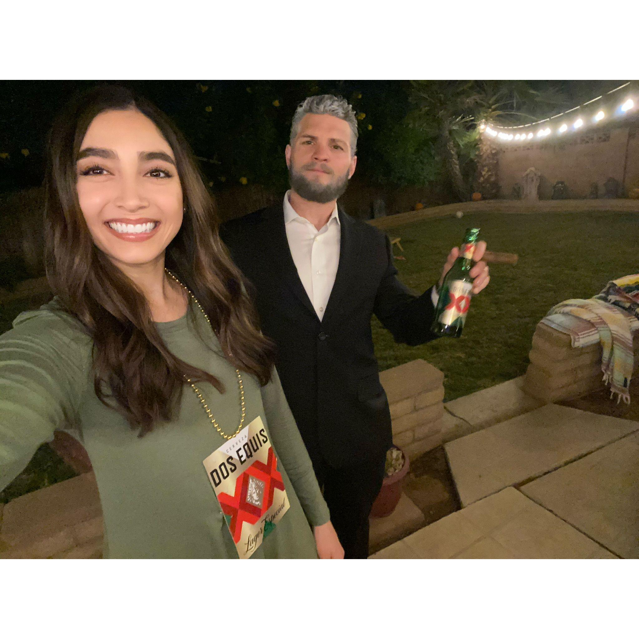 Dos Equis and the most interesting man in the world for Halloween 👻