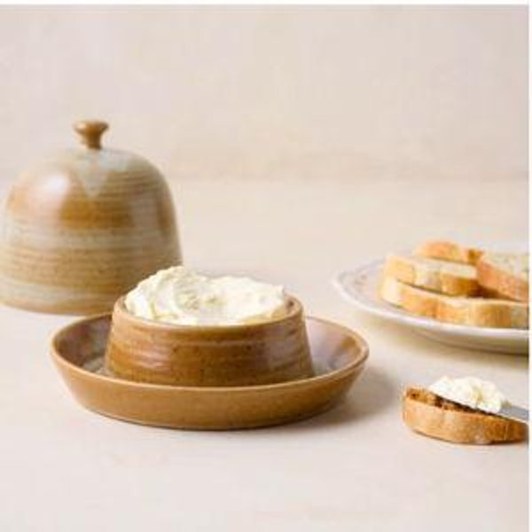 French Grey Reduction Fire Butter Dish