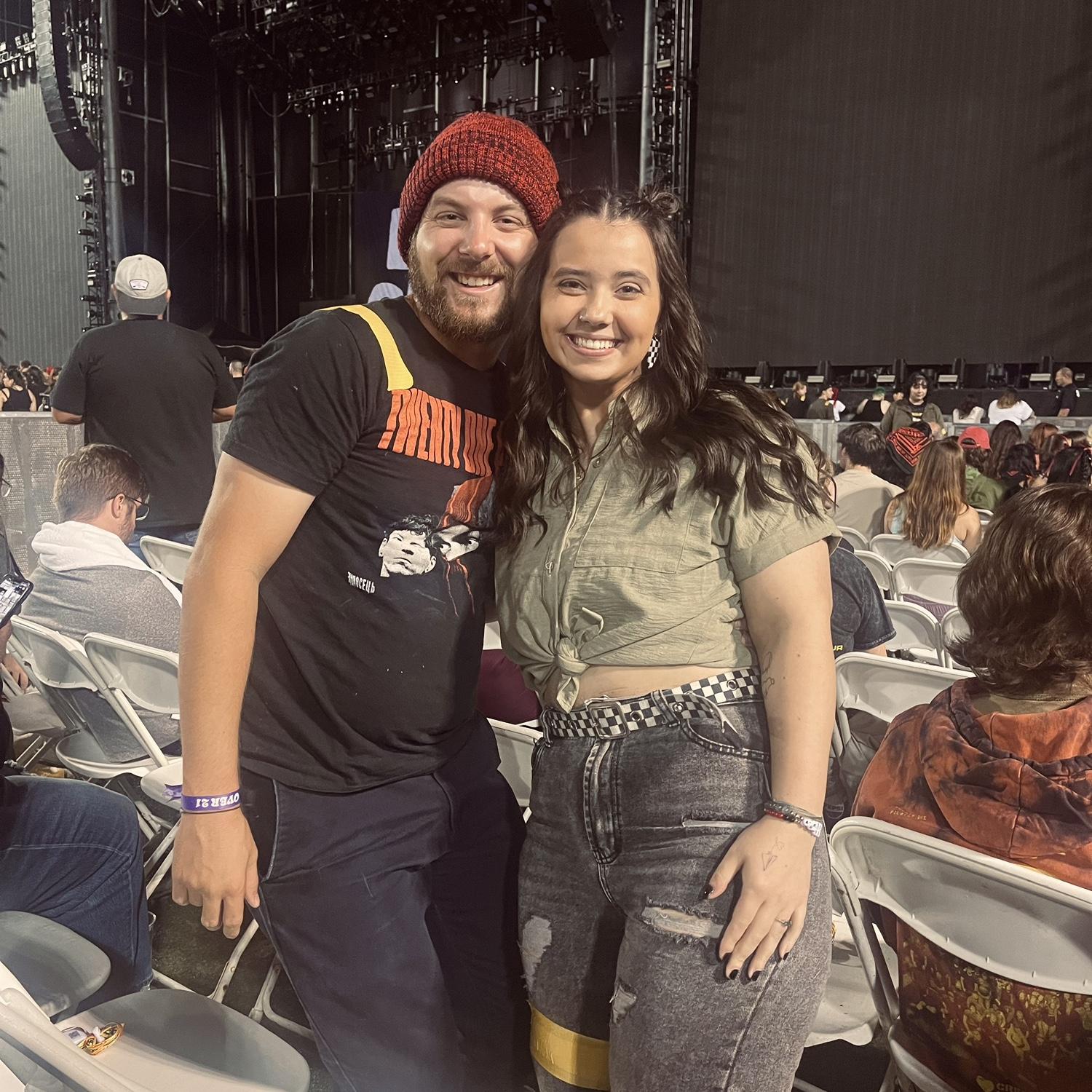 Our 3rd Twenty One Pilots concert together, where we heard the live debut of our song. One of the best moments of our lives. ❤️‍🔥