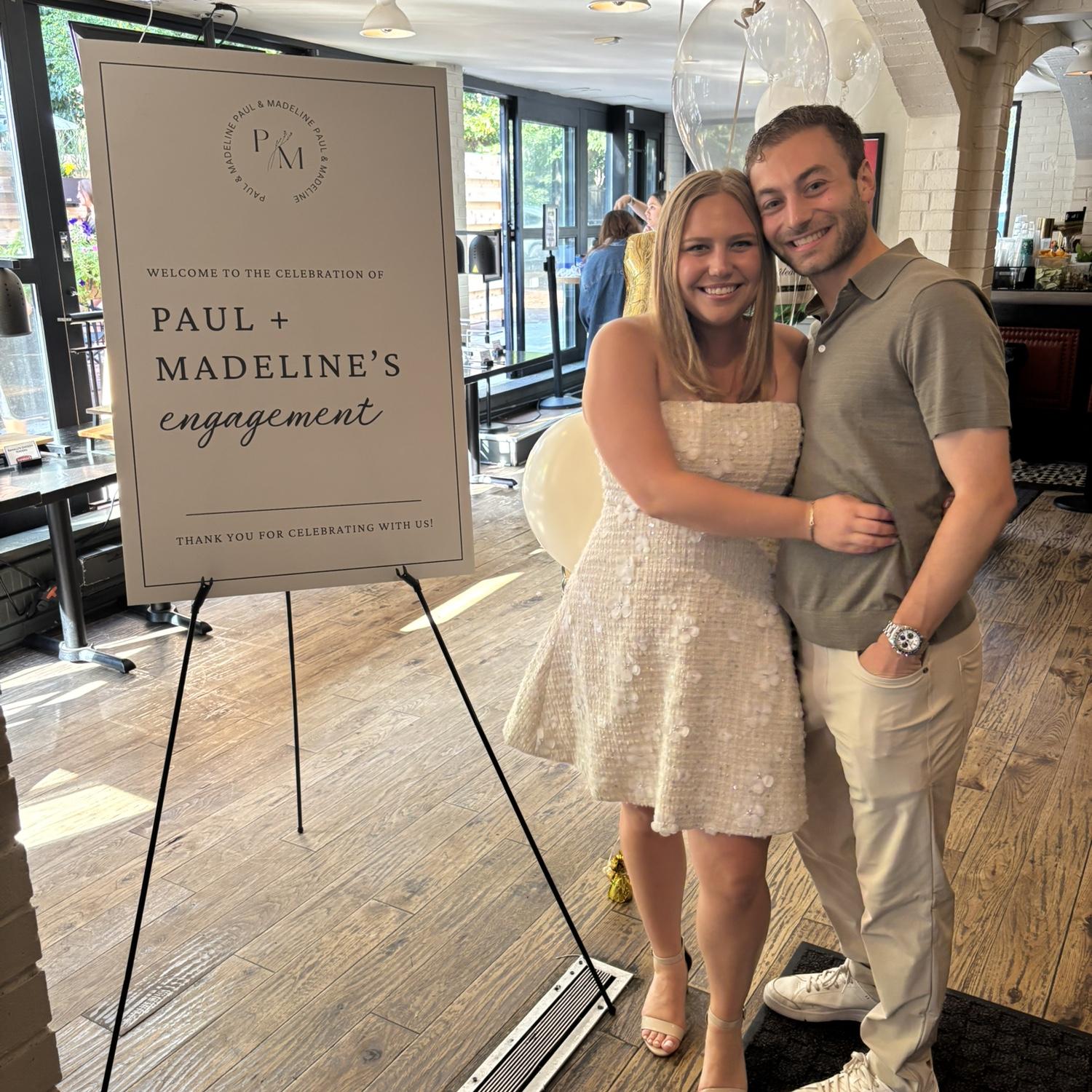 Our engagement party in Chicago! - September 2025