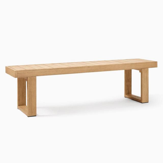 Portside Dining Bench, 66 Inches, Reef