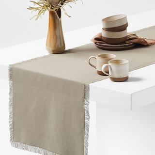 Craft Organic Cotton Fringe Table Runner