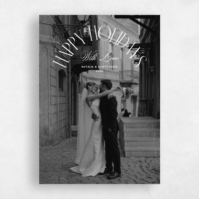 White Christmas Holiday Card - Carrington