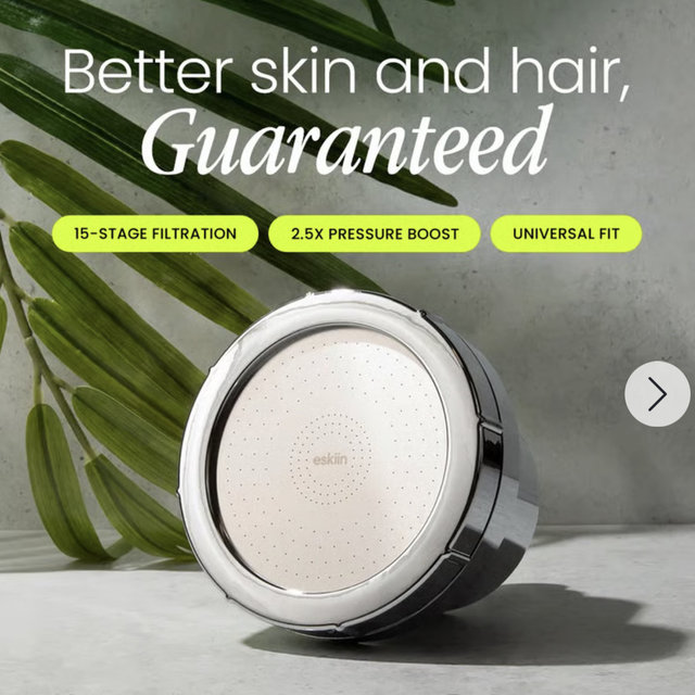Filtered Wall Mount Showerhead