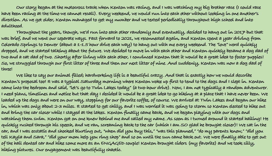 The Wedding Website of Michaela Kratko and Kenton Greenwood