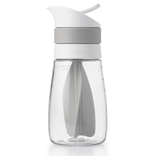OXO Good Grips Twist & Pour Salad Dressing Mixer, Gray