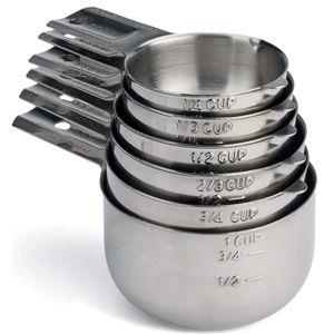 Hudson Essentials Stainless Steel Measuring Cups- 6pcs