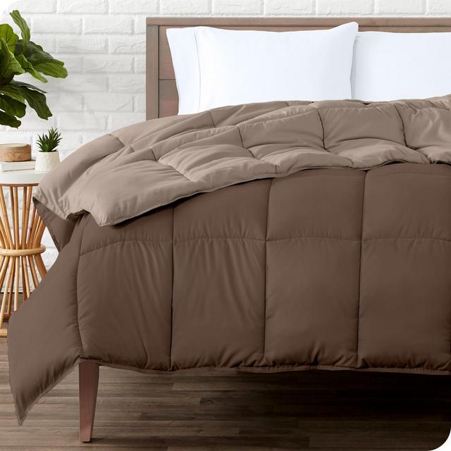 Bare Home Reversible Down Alternative Comforter Queen Cocoa/Taupe
