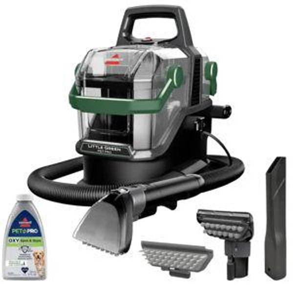 BISSELL - LittlePet Pro Portable Carpet Cleaner - Green