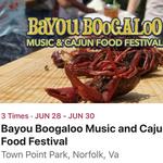 Bayoo Boogaloo Music and Cajun Food Festival